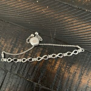 Diamond Infinity Bolo Bracelet